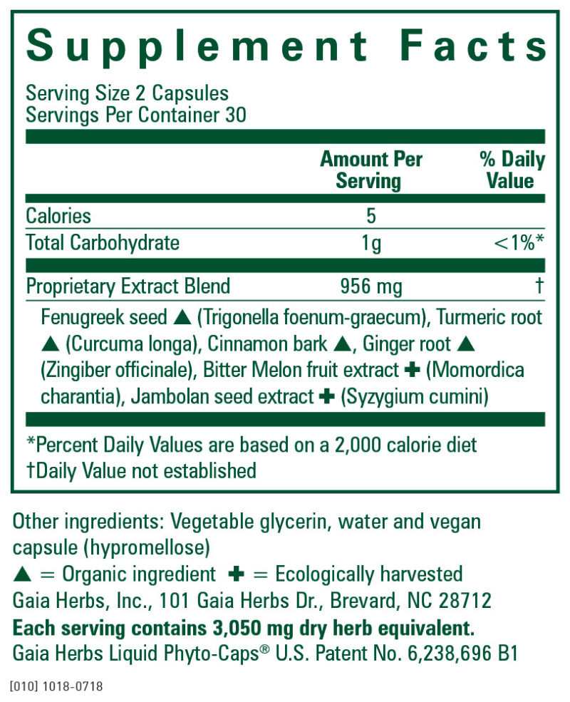 Gaia Glycemic support  60 Ct. - Image 2