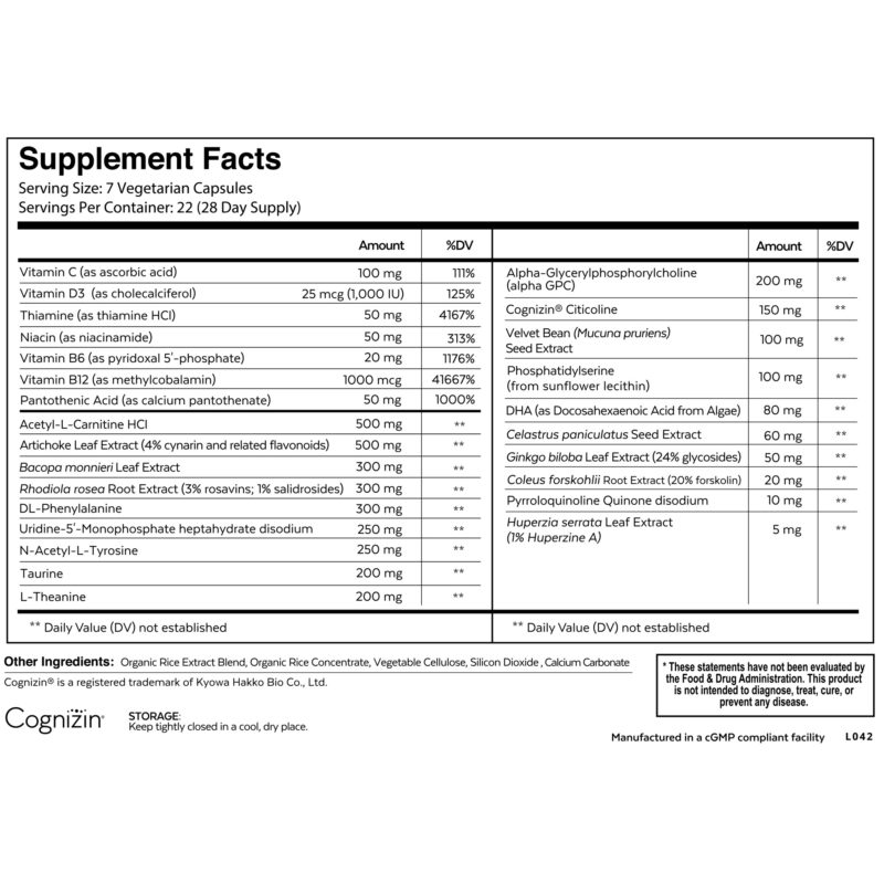 Neurohacker Qualia Mind Caffeine Free 154 Ct. - Image 2