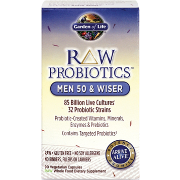 Garden of Life RAW Probiotics Men 50 and Wiser 90 Ct.