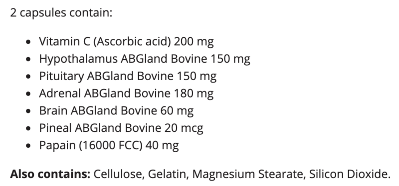 Ecological Formulas HRF-Thalamic 60 Ct. - Image 2