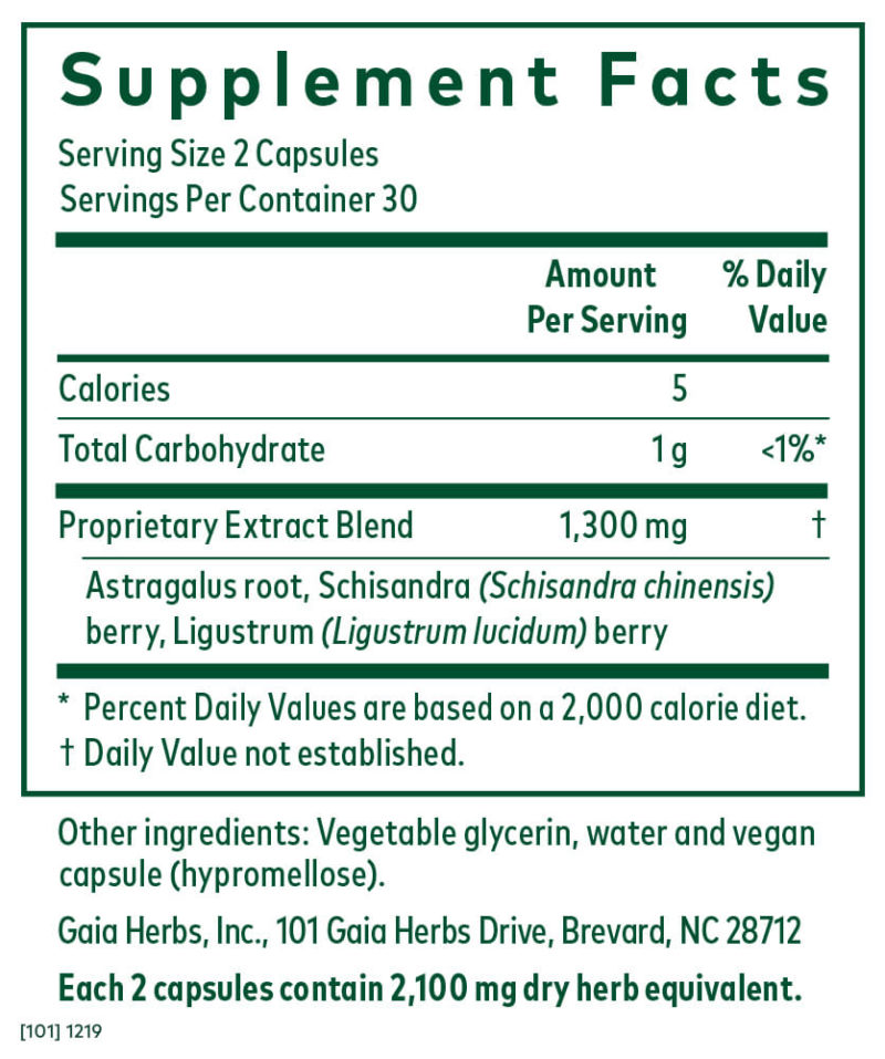 Gaia Astragalus Supreme  60 Ct. - Image 2