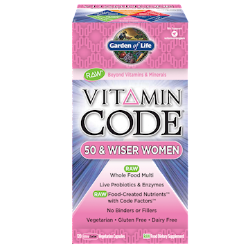 Garden of Life Vitamin Code Women 50 and Wiser 120 Ct.